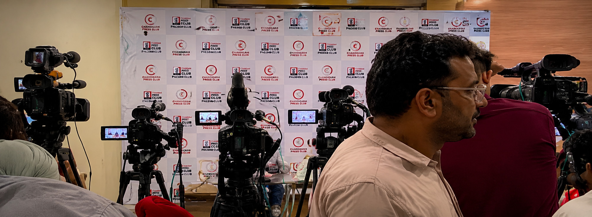 Press conference at the Chandigarh Press Club
